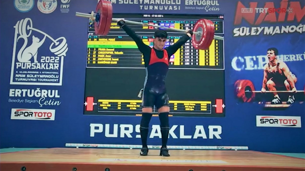 Daha bir ağırlıqqaldıranımız Ankarada fərqləndi 